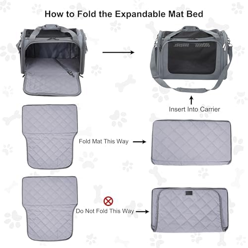 EliteField Deluxe Soft Pet Carrier for Cats and Dogs (3-Year Warranty) - Image 7