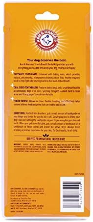 Arm & Hammer Fresh Breath Dog Dental Kit, Vanilla Ginger, 2.5 Oz, 3 Piece - Image 6