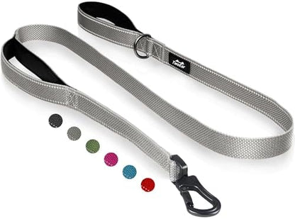 Twoear 5FT 1IN Heavy Duty Dog Leash for Large Dogs with 2 Padded Handles by TwoEar