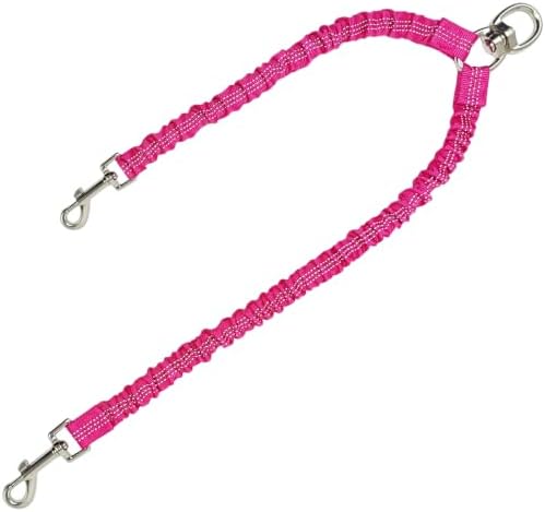 Double Dog Leash Coupler, Different Length Splitter for 2 Dogs by YUCFOREN
