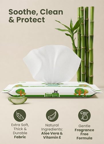 Pogi’s Dog Wipes – Hypoallergenic Pet Wipes for Paws, Body & Butt – Cleaning & Hydrating, Fragrance Free, 120 Count - Image 3