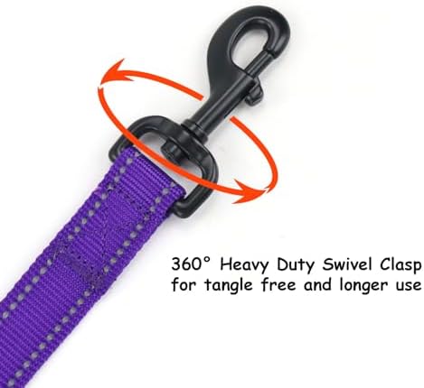 Wagtime Club Heavy Duty Double Handle Dog Leash for Large Medium Small Dogs - Image 3