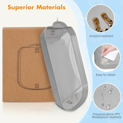 BKNOOU 2 Pack Self Cleaning Litter Box Waterproof Pads with 30 Liners - Image 3