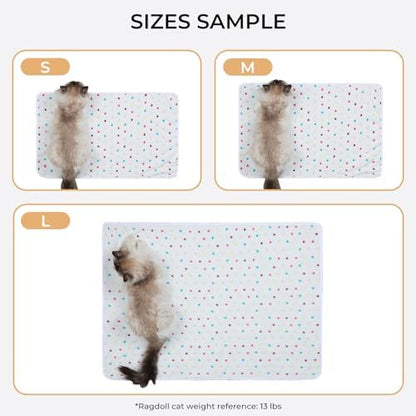 Luciphia 1 Pack 3 Blankets Super Soft Cute Dot Pattern Pet Blanket Flannel Throw for Dog Puppy Cat Large(41x31), Brown - Image 3