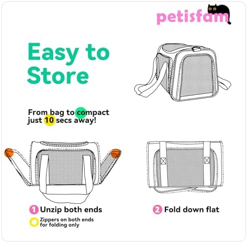 Easy Load Pet Carrier for Medium Cats and Small Dogs - Image 6