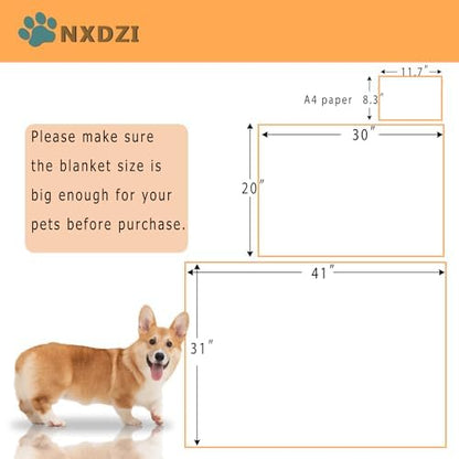 Dog Blankets for Medium Large Dogs Washable, 3 Pack Pet Blanket Washable 41" x 31", Fuzzy Soft Puppy Throw Cover for Kennel Crate Bed - Image 7