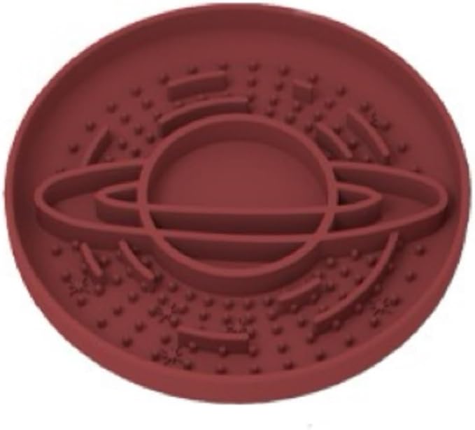 Dog Slow Feeder Bowl for Dogs and Cats Enrichment Accessories Star Planet Easy Clean Pet Slow Feeder/Suction Cups, Licking Pad for Anxiety Relief and Boredom Reduction (Rosette Nebula)