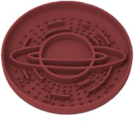 Dog Slow Feeder Bowl for Dogs and Cats Enrichment Accessories Star Planet Easy Clean Pet Slow Feeder/Suction Cups, Licking Pad for Anxiety Relief and Boredom Reduction (Rosette Nebula)