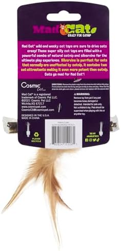 Mad Cat Sloth with Sticks Catnip and Silvervine Plush Cat Toy, Pack of 4 - Image 4