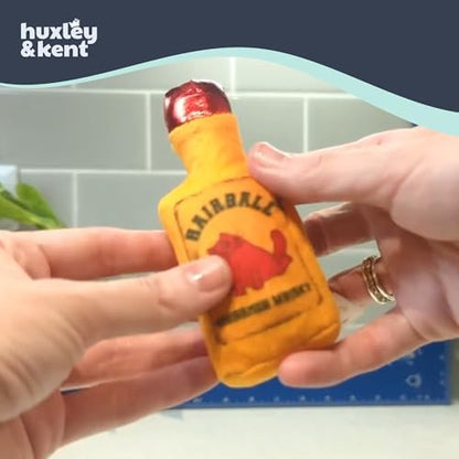 Huxley & Kent Plush Crinkle Catnip Cat Toy, Hairball Cinnamon Whisky - Image 3