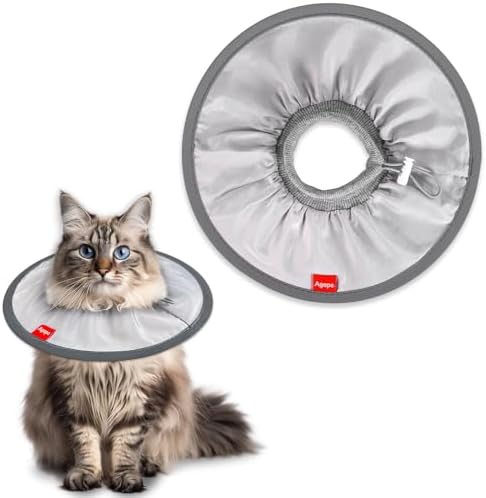 Agape Summer Soft Cat Cone, Lightweight Collar to Stop Licking & Scratching by Agape
