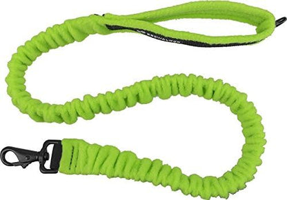 ActiveDogs Dog Handler Bag w/Bungee Leash, Water-Resistant Adjustable Treat Bag + Hands-Free 36"-52" Leash Combo - Purple Fleece