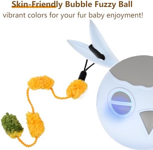 ORSDA 3 PCS Replacement Refills, Cat Toys Feather Tail, Bubble Fuzzy Ball, Pom Pom Balls for Electric Kitten Toys, only Suitable T93&T96 Cat Ball Toy - Image 6