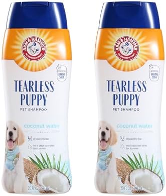 Arm & Hammer Tearless Puppy Shampoo, Coconut Water Scent, 20 Fl Oz, 2-Pack by ArmHammer