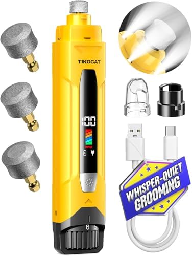 Whisper-Quiet Dog Nail Grinder 50%More Power for Sensitive Dogs,Cat by Unknown