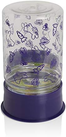 Lixit Reversible Waterer/Feeder for Rabbits and Other Small Animals. (Pack of 1),Purple - Image 2