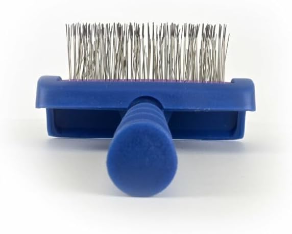 Show Tech Tuffer Than Tangles LongReach Medium, Slicker Brush for Dog Grooming, Dog Brush for Doodle Breeds, Dematting, Remove Undercoat - Image 4