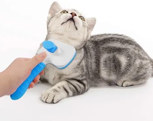 Dog & Cat Brush, Self Cleaning Slicker Brush for Pets Shedding - Image 7