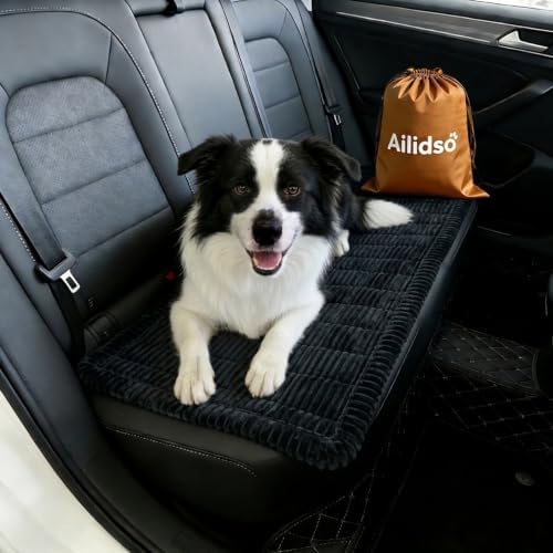 Soft Plush Dog Car Seat Cover & Sofa Protector, Non-Slip Mat (23.6''×59'') by Ailidso