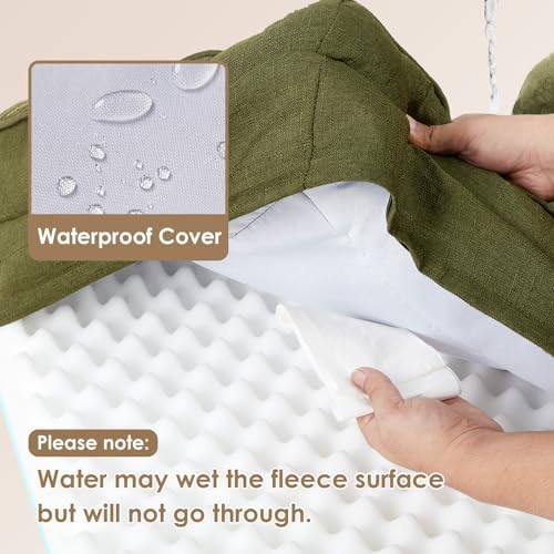 EHEYCIGA Orthopedic Dog Beds Large Sized Dog, Waterproof Washable Pet Bed - Image 3