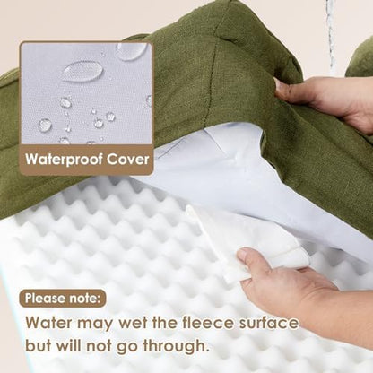EHEYCIGA Orthopedic Dog Beds Large Sized Dog, Waterproof Washable Pet Bed - Image 3