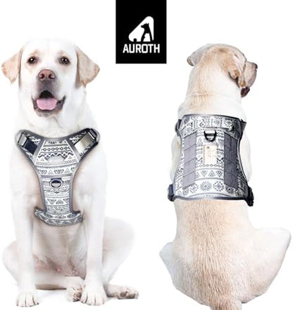 AUROTH Dog Harness for Large Dogs, No Pull Tactical Dog Vest Heavy Duty - Image 2