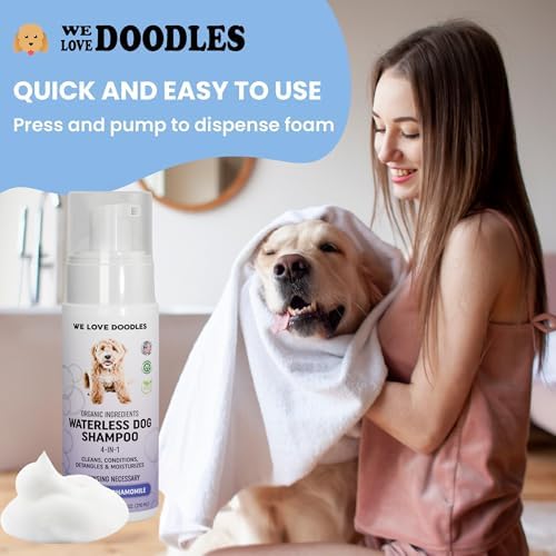 Waterless Dog Shampoo, No-Rinse Foam, Dry Shampoo for Dogs, Lavender, 7.1OZ - Image 3