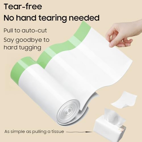 90 Count Cat Litter Bag Liners, Only Compatible with MW-SC01/SC02/SC09/LR01 Meowa Self-Cleaning Cat Litter Box, Thick Leakproof, 18" x 12.6" - Image 3