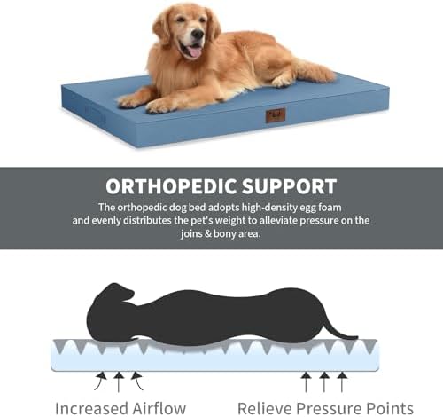 Orthopedic Waterproof Dog Bed for Small Dogs and Cats - Image 2