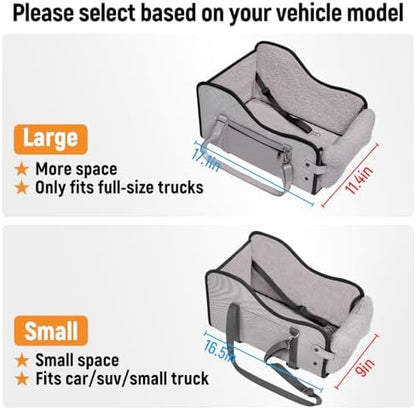 TKYZ Center Console Dog Car Seat for Small Dogs,Fit for Full Size Truck - Image 4