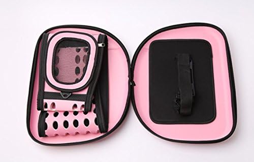 Foldable Pet Dog Cat Carrier Cage Collapsible Travel Kennel - Portable Pet Carrier Outdoor Shoulder Bag for Puppy Dog Cat Small Medium Large Animal (M, Pink) - Image 5