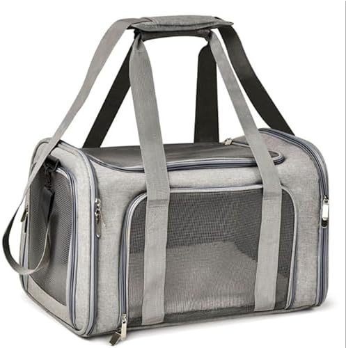 Movelo, Pet Carrier with Two Entrances – Top & Side Opening Soft-Sided Travel Carrier for Cats & Small Dogs up to 25 lbs – Airline Approved, Mesh Ventilation, Removable Pad & Shoulder Strap - Image 7