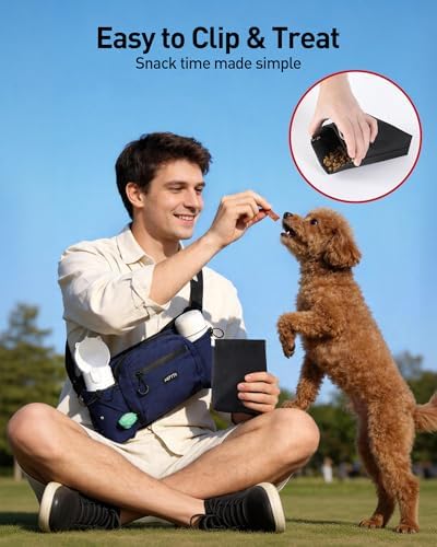 AGPTEK Dog Treat Pouch,Dog Walking Bag - Image 3