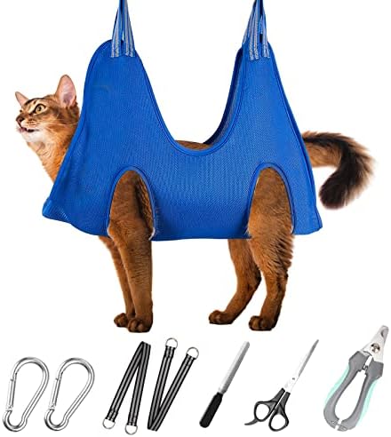 Ateson Pet Grooming Hammock Harness for Cats & Extra-Small Dogs, Size XS by ATESON