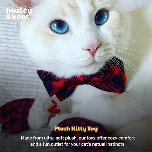 Huxley & Kent Plush Crinkle Catnip Cat Toy, Mittens for Kittens - Image 6