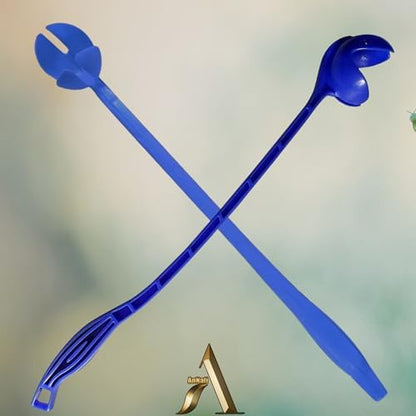 AnNafi® Speed Arm Ball Thrower | Cricket Practice Ball Speed Arm Launcher & Pickup| Ball Dog Thrower | Fetch & Fold Balls Launcher Set | Cricket Practice Equipments (Only Thrower, Blue) - Image 2