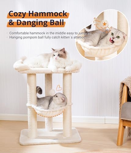 Happi N Pets Cat Tree, Cat Scratching Posts with Large Bed for Big Cats - Image 6