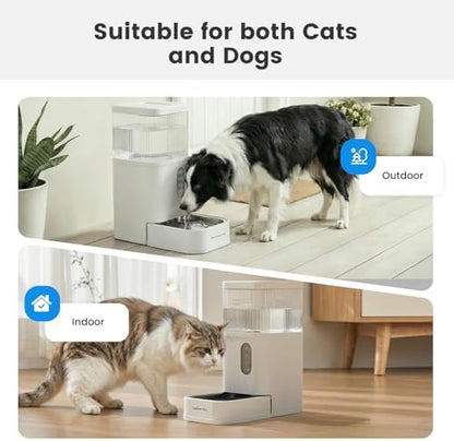 2.9 Gallon Automatic Dog Water Dispenser with Stainless Steel Bowl - Image 6