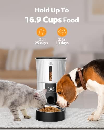 Petory Timed Automatic Cat Feeder - 4L Dry Food Dispenser for Cats and Dogs - Image 5
