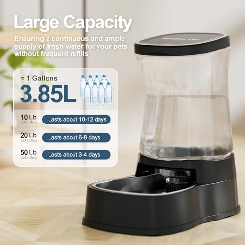 Automatic Dog Water Dispenser, Stainless Steel Bowls Feeder, 100% BPA-Free - Image 3