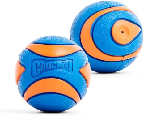Chuckit! Ultra Squeaker Fetch Balls for Dogs, Floats, Medium 2.5in, 2 Pack - Image 2