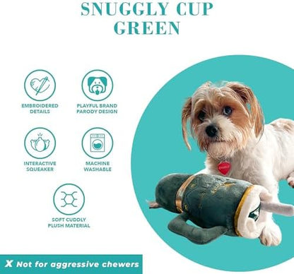 Haute Diggity Dog Snuggly Cup Plush Dog Toy Tumbler Parody Stuffed Chew Toy - Image 4