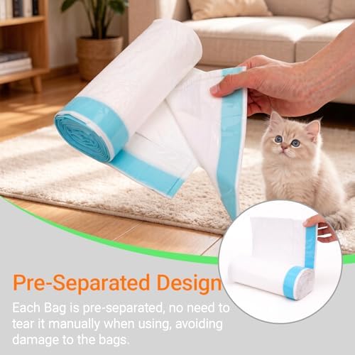 Cat Litter Box Liners with Bag Dispenser Compatible with MeoWant-SCO1 SCO2 - Image 4