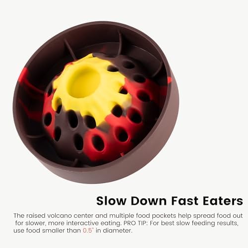 PEGGY11 Volcano-Shaped Silicone Slow Feeder Bowl for Dogs - Image 3