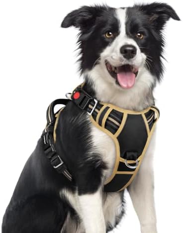 rabbitgoo Dog Harness Medium Sized, No Pull 3 Buckles Easy On & Off by rabbitgoo