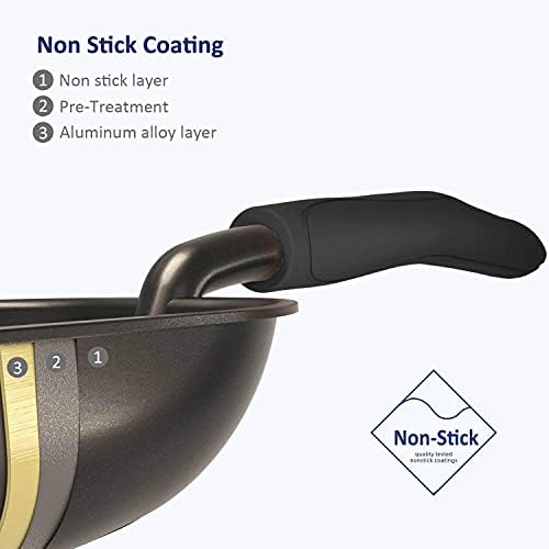 WePet Cat Litter Scoop, Non-Stick Plated Aluminum Alloy Sifter, Kitty Durable Metal Scooper, Deep Shovel, Long Handle, Kitten Pooper Lifter, Size Large, Coated Black Body with Black Handle - Image 2