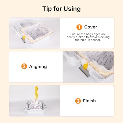 Autoscooper 11 Replacement Litter Box Liners - Drawstring Design, Extra Thick Heavy Duty, 23.62"×11.81", 60 Pack - Image 4