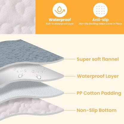 Dog Car Seat Cover, Waterproof Non-Slip Pet Mat, Bluegrey Back Seat - Image 3