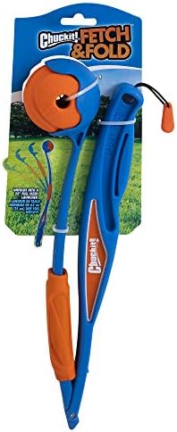 Chuckit! Fetch and Fold 25M Dog Ball Launcher, 25in Length, Medium Ball by Chuckit