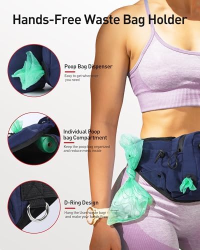 AGPTEK Dog Treat Pouch,Dog Walking Bag - Image 4